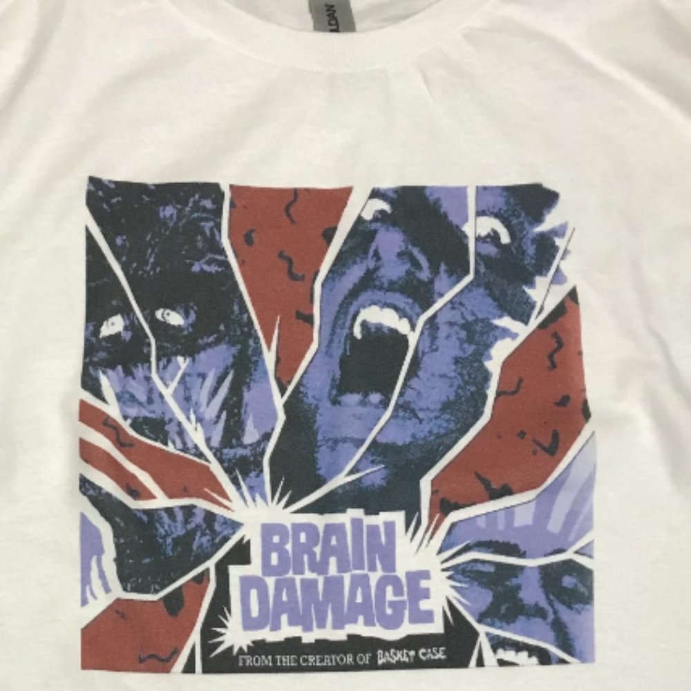 Brain Damage White Unisex T-Shirt